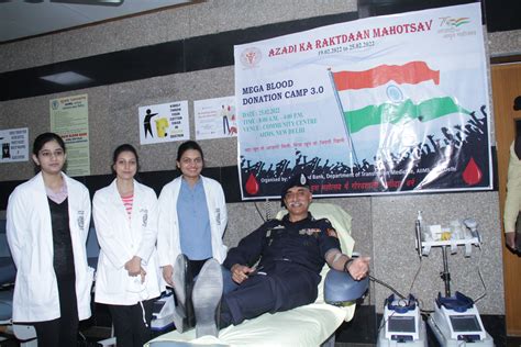 Blood Donation at AIIMS 2022 | NDRF - National Disaster Response Force