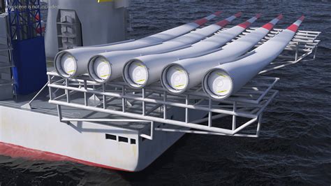3D Voltaire Installation Vessel with Wind Turbine Equipment | 3D Molier ...