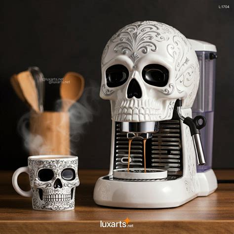 LUX.1704 Skull Coffee Makers: Unique, Gothic Coffee Brewing Experience ...