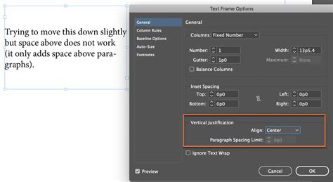 Adobe InDesign Move Text Away From Text Box 的图像结果