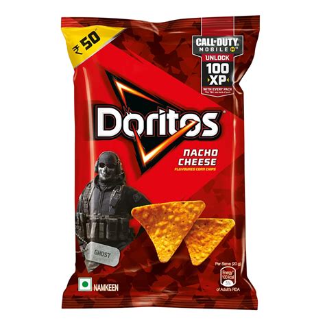 Doritos Nacho Chips 91g, Nacho Cheese Flavour, Crunchy Crispy Chips ...