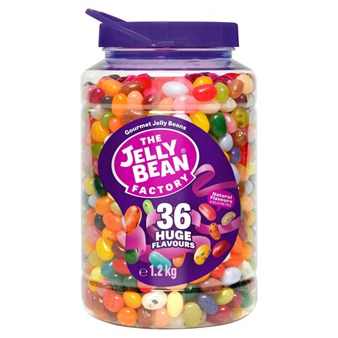 The Jelly Bean Factory Gourmet Jelly Beans 36 Huge Flavours 1.2kg ...