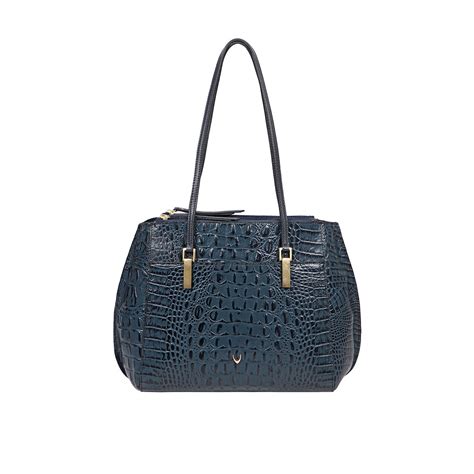 Buy Hidesign Blue Womens Handbags