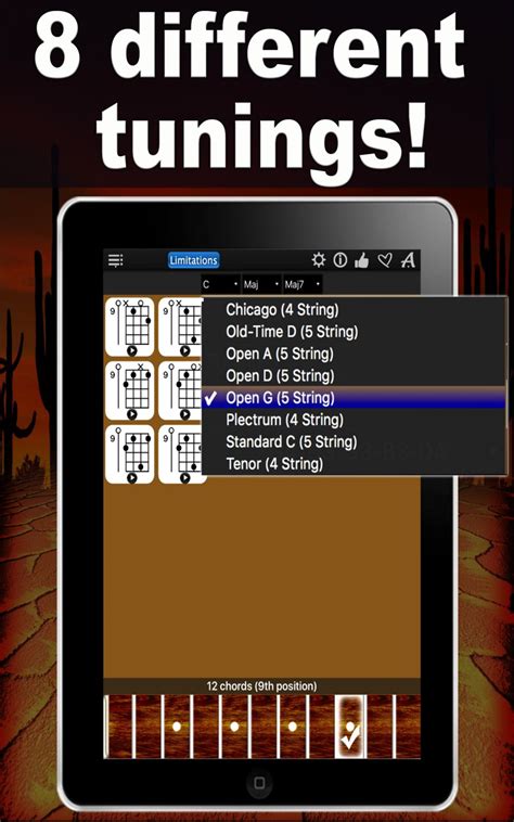 Banjo Chrods Compass Lite: lots of chord charts - App on Amazon Appstore