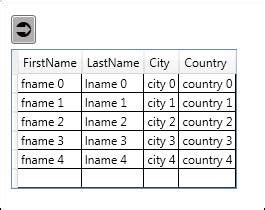 Image result for DataGrid Window in Excel