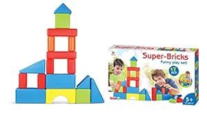 Toys Bhoomi Jumbo Size Super-Bricks Building Blocks Bricks for Toddler ...