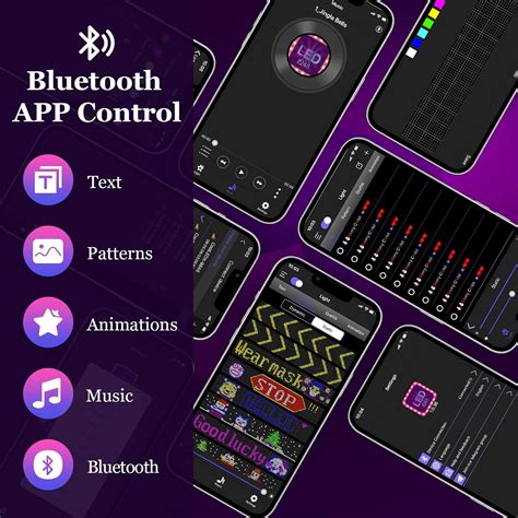 Buy GOTUS LED Sign for Car,Scrolling LED Sign,Flexible LED RGB Display ...