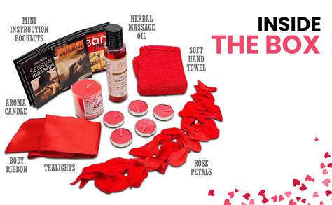 exciting Lives - Massage Love Kit For Couples - Gift for Valentine's ...