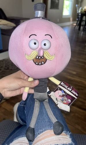 RARE NWT Cartoon Network Regular Show Pops Maellard Plush 14" Toy ...