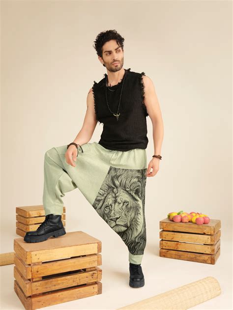Men's Hippy Boho Harem Pants For Dance Travel and Yoga – Enimane