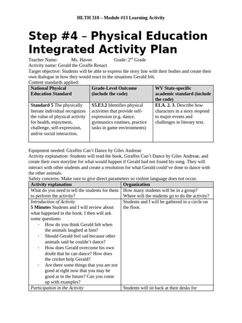 Learning Activities Module 的图像结果