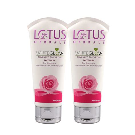 Lotus Herbals White Glow Advanced Pink Glow Face Wash | Brightening ...