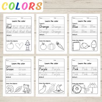 Image result for Learning Color Sheets