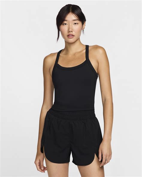 Nike One Fitted Women's Dri-FIT Strappy Cropped Tank Top. Nike IN