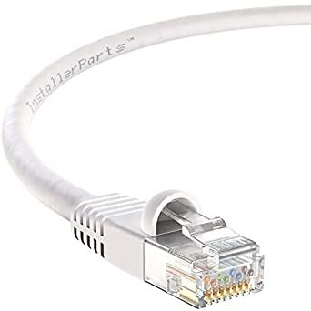 InstallerParts (200 Pack) Ethernet Cable CAT6 Cable UTP Booted 7 FT ...