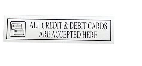 ONE Stop Shop All Major Credit/Debit Card Accepted HERE Stainless Steel ...