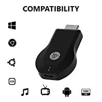ZENOCELL M4 Plus WiFi Wireless Display 4K Cast HDMI Dongle for LED TV ...