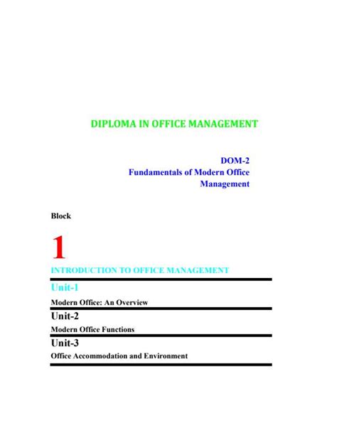 Image result for Office Management Notes PDF