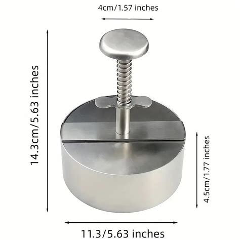Stainless Steel Adjustable Patty Maker