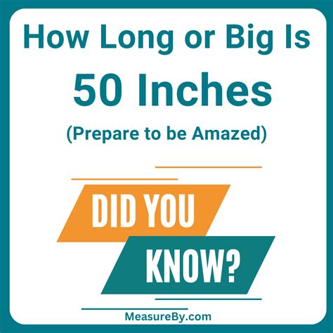 How Long or Big Is 50 Inches? [With 10 Examples]