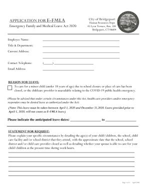 Fillable Online The City of Bridgeport, Connecticut Fax Email Print ...