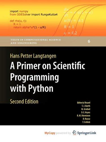 A Primer on Scientific Programming with Python : Langtangen, Hans ...