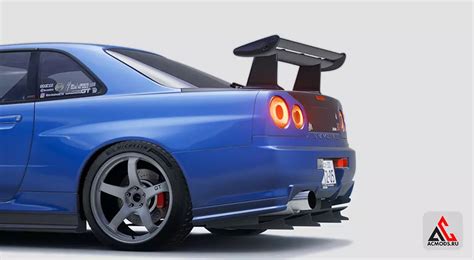 Nissan Skyline R34 GT-R V-SPEC II NÜR для Assetto Corsa