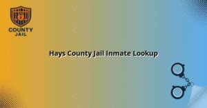 Hays County Jail Inmate Lookup