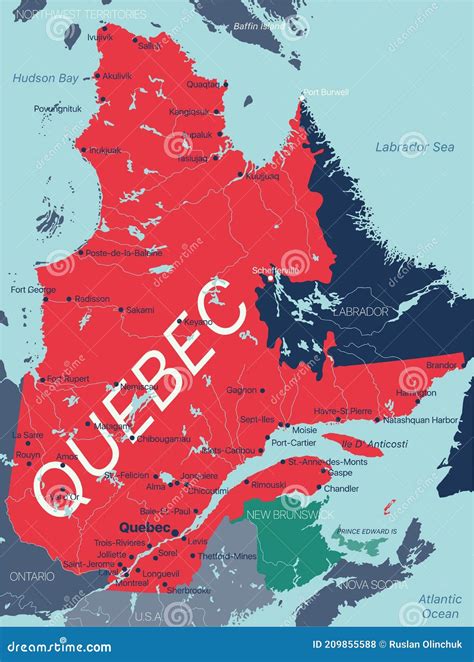 Quebec Canada Map