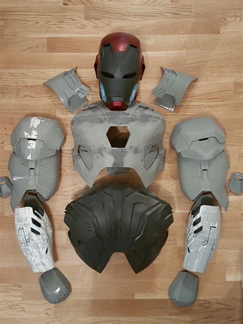 Iron Man Age of Ultron Mk45 3D Printed Armour build | RPF Costume and ...