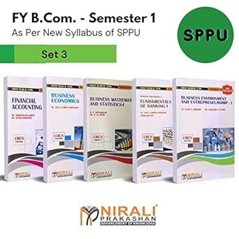 {Set #3 of 5 Books} B.Com - First Year (FY) Sem 1 - SPPU [Financial ...