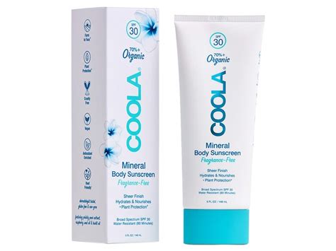 COOLA Mineral SPF 30 Organic Fragrance Free Sunscreen Lotion | LovelySkin