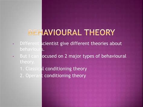 Image result for Behavior Learning Theory