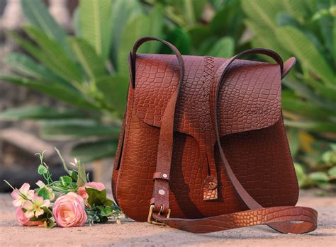 New Celtic Pure Leather Sling Bag, Art: BG-1391Brown : BG-1392Black ...