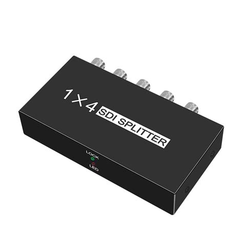1x4 1 Input and 4 Outputs Multimedia SDI Splitter for TV Monitor Proje ...