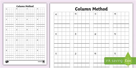 Column Method 的图像结果