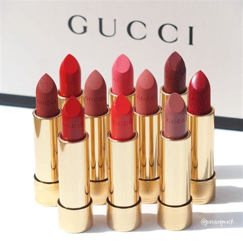 Gucci Beauty Lipstick Review & Swatches: Baume à Lèvres Lip Balm, Rouge ...