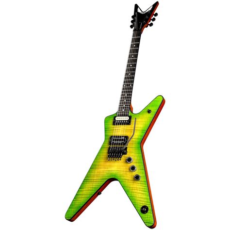 Dean USA ML Dime Slime Dimebag Darrell Guitar, Ebony Fretboard, Flame ...