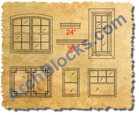 Image result for AutoCAD Window Blocks