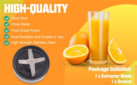 Cross Extractor Blade Stainless Steel Blade Blender Replacement Parts ...