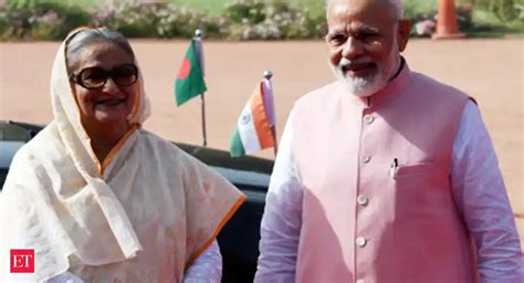 modi-hasina: Modi-Hasina flag off High Speed Diesel consignment to ...