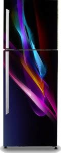 bBalkrishna wall sticker 161 cm double door fridge multicolor 3d ...