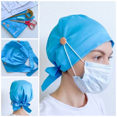 Easy Scrub Cap Pattern 的图像结果
