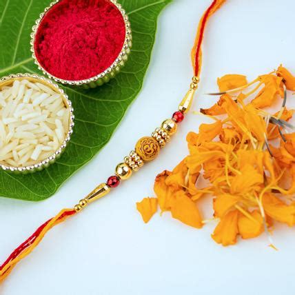 Send Circular Om Rakhi Online in India at Indiagift.in