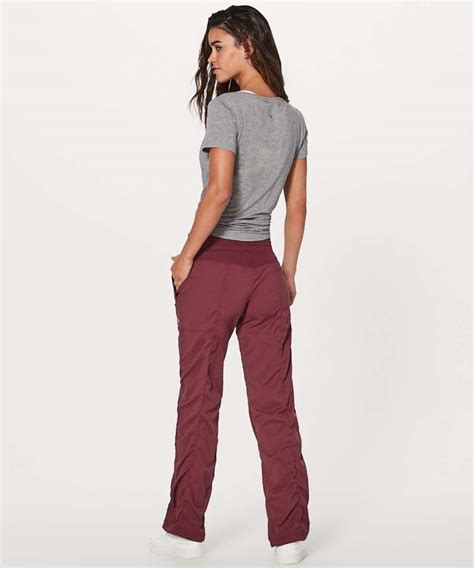 Lululemon Dance Studio Pant III (Regular) (Unlined 32") - Wine Berry ...