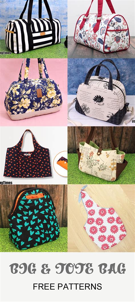 Free patterns - diy pouch and bag with sewingtimes