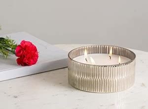 DOFT Ivory Flat Bowl Oud Gold Wax Scented Candle Ideal for wardrobes ...