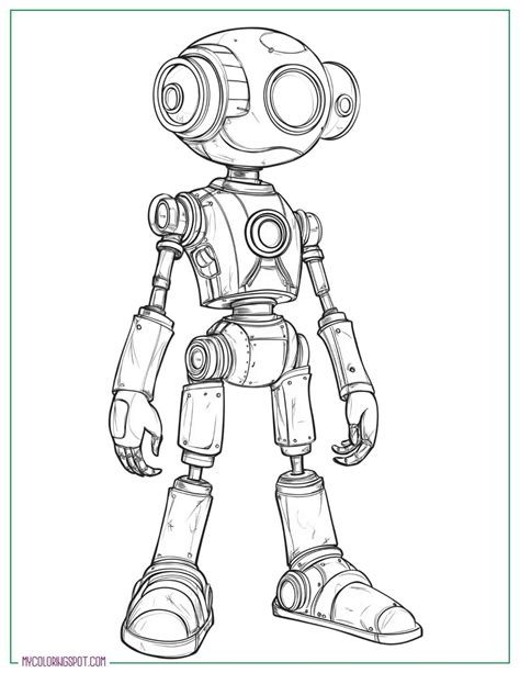 Image result for Robot Coloring Pages Detailed