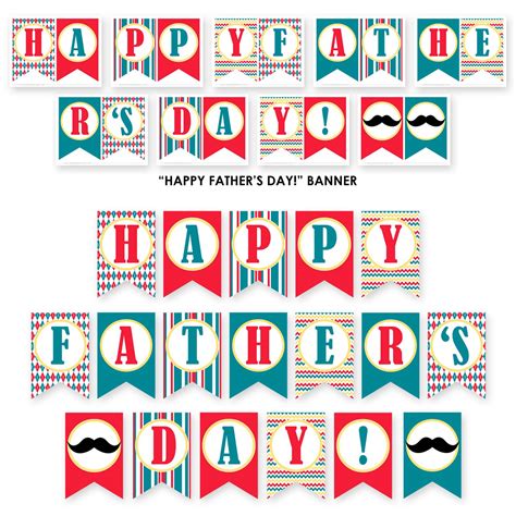 FREE Father's Day Party Printables from Sarah Hope Designs | Catch My Party