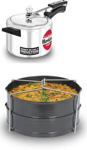 Hawkins CLASSIC INDUCTION 4L COOKER WITH TWO-DISH SET (ICL40+ADS5) 4 L ...